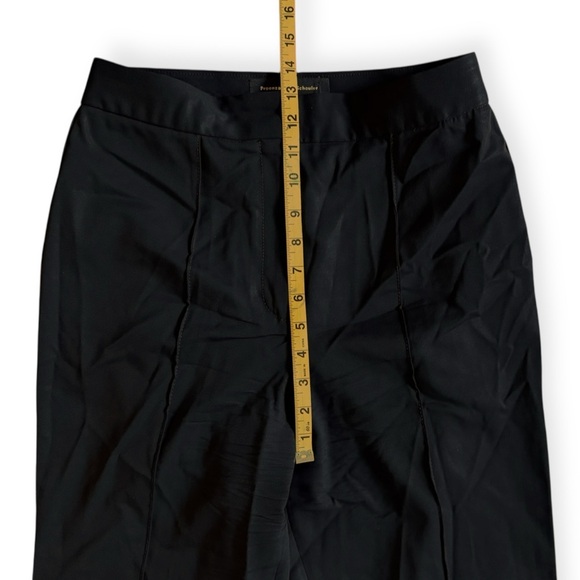 Proenza Schouler Wool Blend Black Dress Pants Size 4 Small Sleek Work Office - Picture 5 of 10